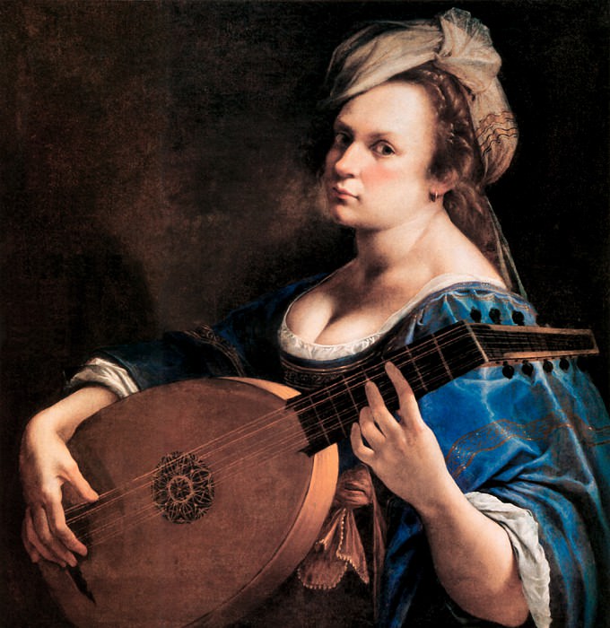 Автопортрет, ок.1615-17. Артемизия Джентилески