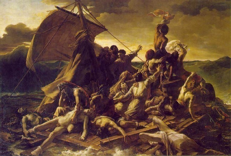 The Raft of the Medusa. Jean Louis Andre Theodore Gericault