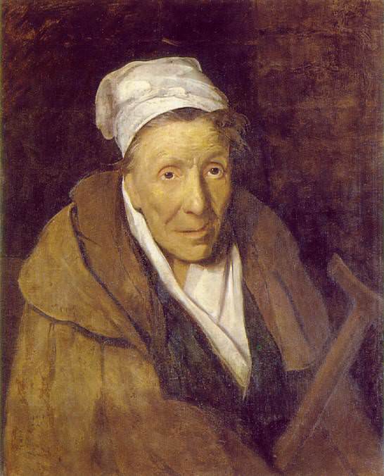 The Woman with Gambling Mania, ca 1822, 77x65 cm,. Jean Louis Andre Theodore Gericault