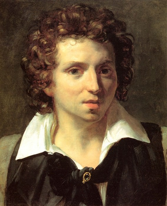 A Portrait Of A Young Man. Jean Louis Andre Theodore Gericault