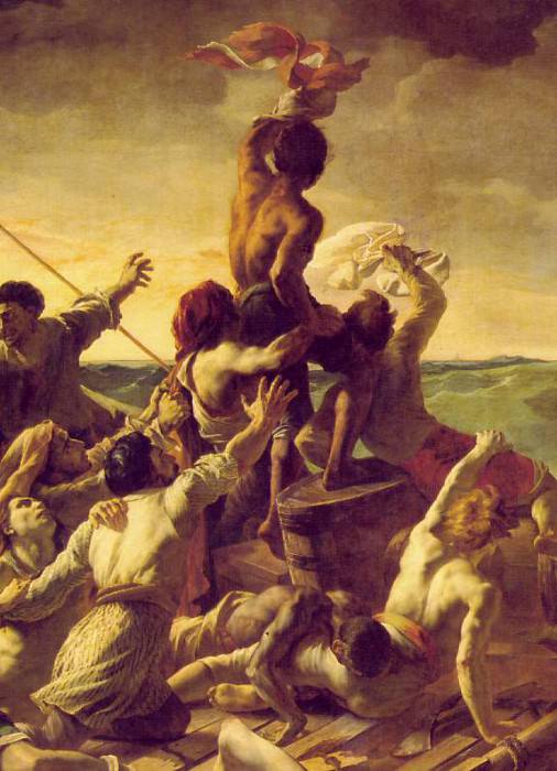 the raft of the medusa painting by theodore gericault