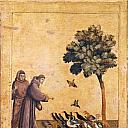 Saint Francis of Assisi Receiving the Stigmata, predella – Saint Francis Preaching to the Birds, Giotto di Bondone