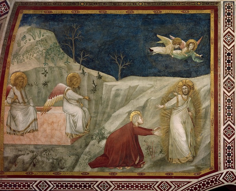 Scenes from the Life of Mary Magdalen: Noli me tangere. Giotto di Bondone