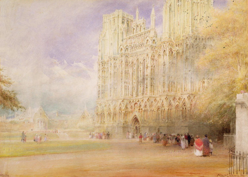 Wells Cathedral. Albert Goodwin