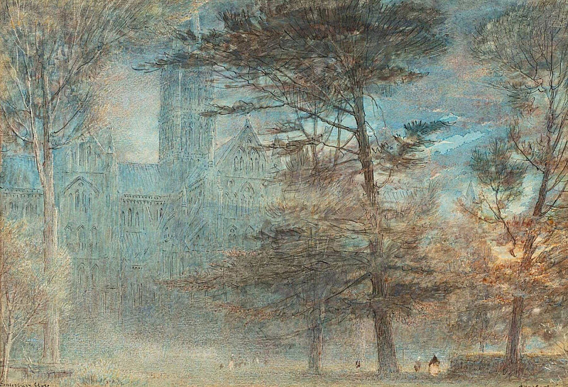 Salisbury Close. Albert Goodwin