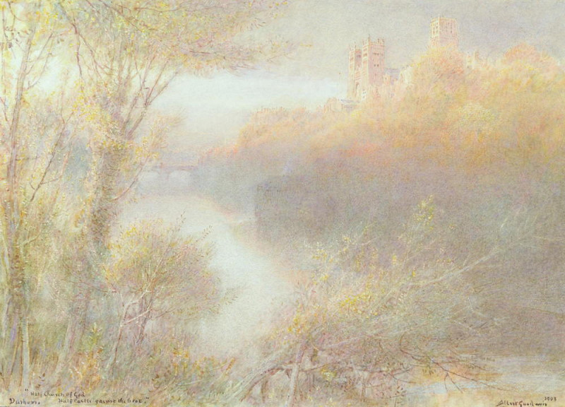 Durham Cathedral. Albert Goodwin