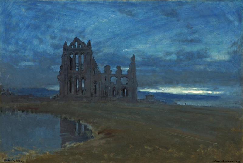 Whitby Abbey. Albert Goodwin