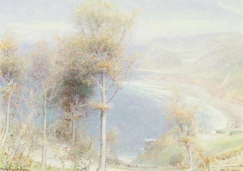 Woody Bay, North Devon. Albert Goodwin