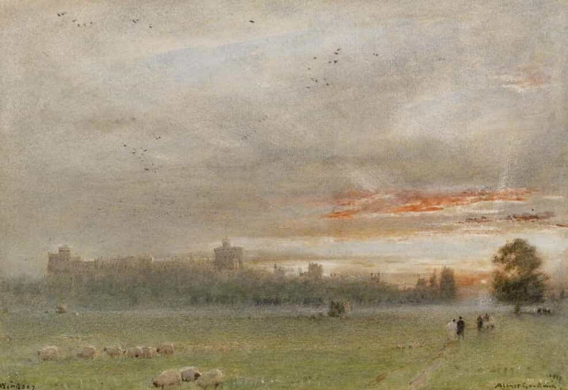 Windsor castle. Albert Goodwin
