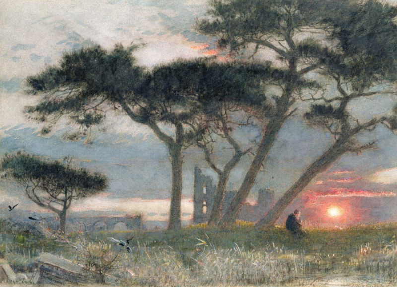 A Days End: “It Might Have Been”. Albert Goodwin