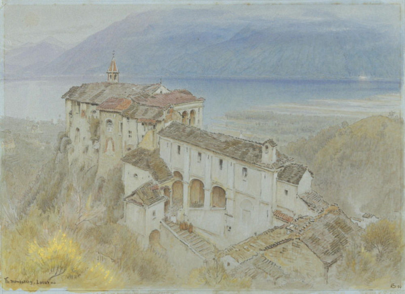 The Monastery, Locarno. Albert Goodwin