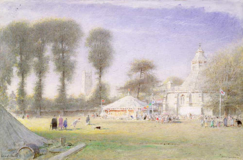 Glastonbury Fair. Albert Goodwin