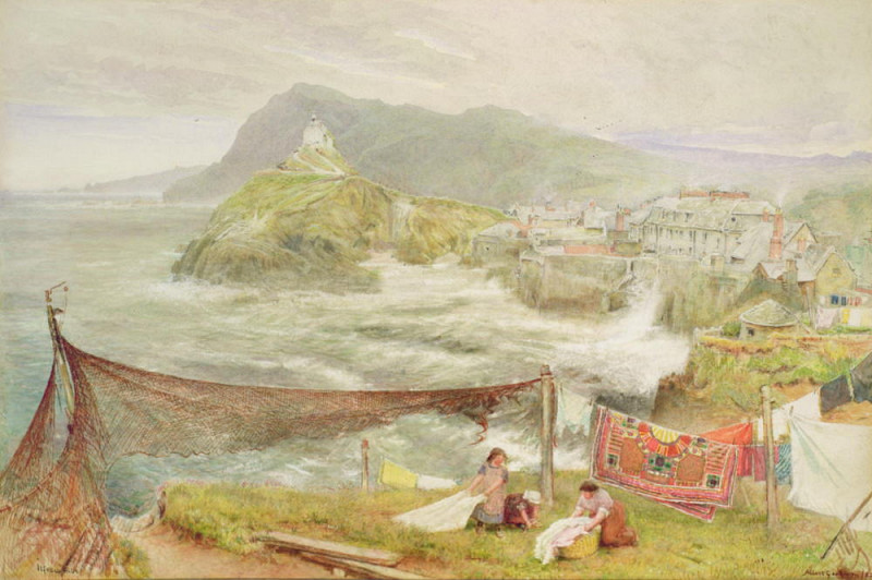 Ilfracombe, Devon, Looking Towards Hillsborough. Albert Goodwin