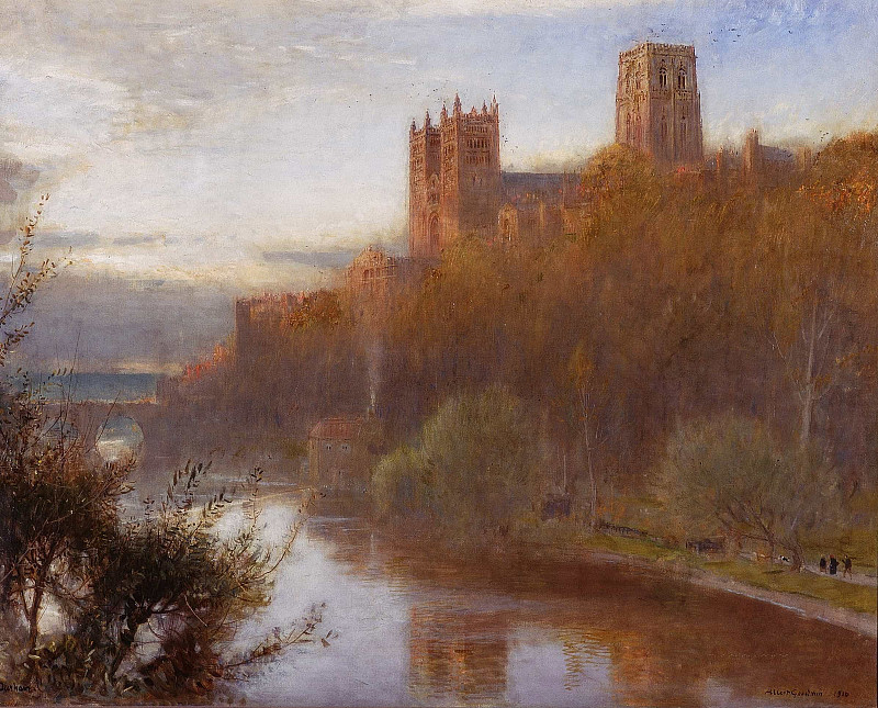 Durham Cathedral. Albert Goodwin