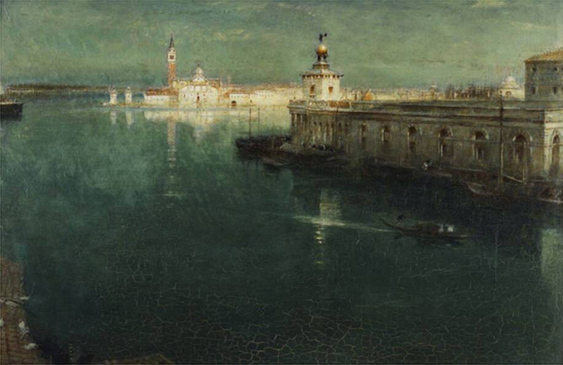 St. Giorgio from the Housetops. Albert Goodwin