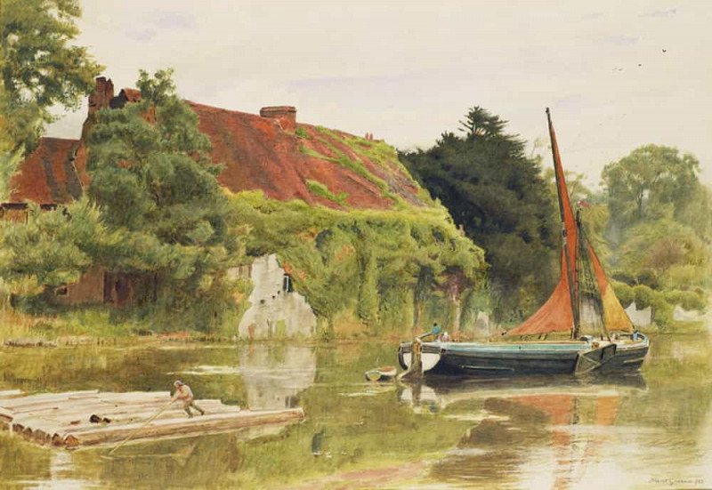 The Friars, Aylesford, Maidstone. Albert Goodwin