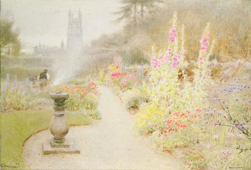 The Abbey Garden. Albert Goodwin