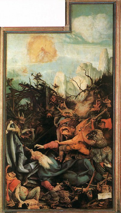 The Temptation of St Antony. Matthias Grunewald