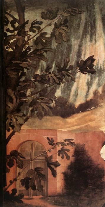 Изенгеймский алтарь, центральная часть, вторая панель, Мария с Младенцем, фрагмент. Маттиас Грюневальд