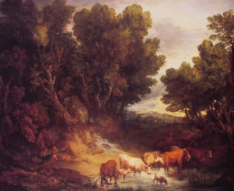 The Watering Place. Thomas Gainsborough