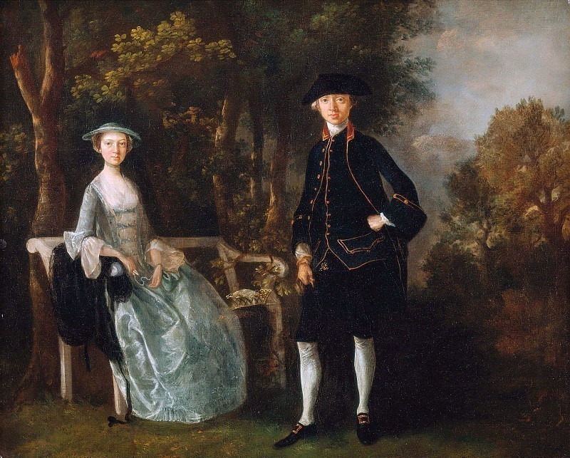 Lady Lloyd and Her Son, Richard Savage Lloyd, of Hintlesham Hall, Suffolk. Thomas Gainsborough