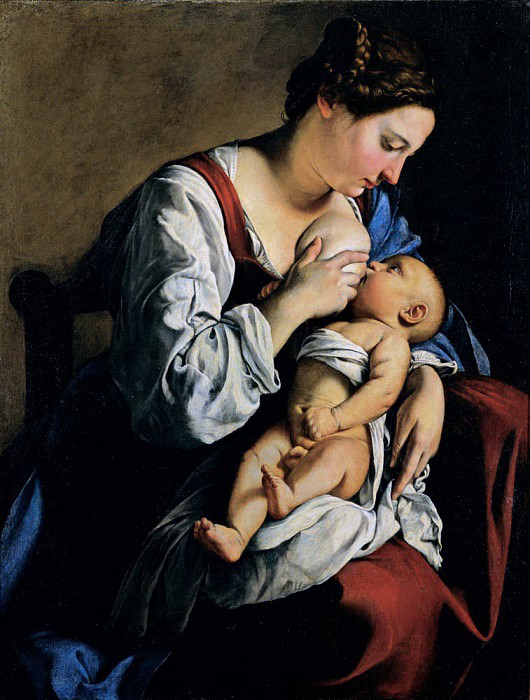 Madonna and Child. Orazio Gentileschi
