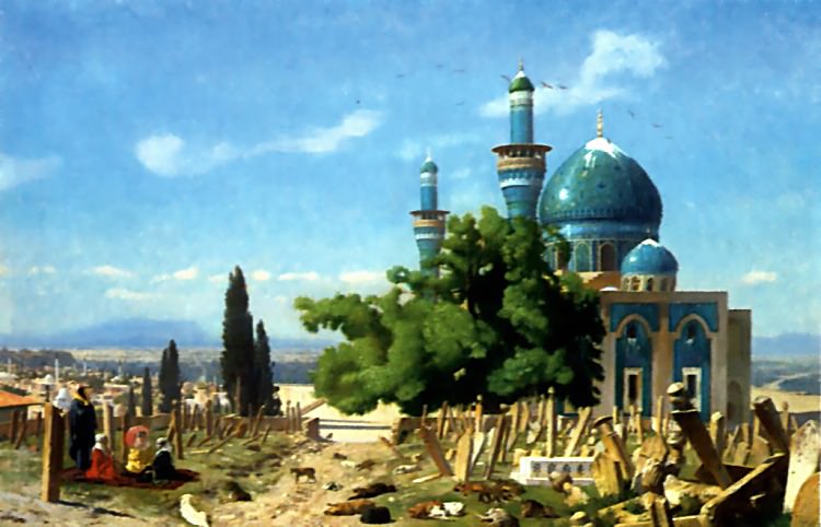 Кладбище у зеленой мечети. Жан-Леон Жером