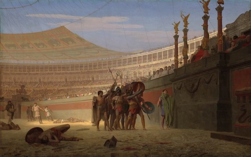 Hail Caesar! We Who Are About To Die Salute You. Jean-Léon Gérôme