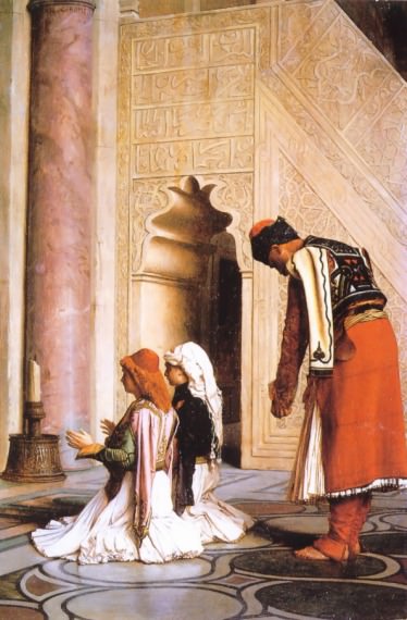 Молодые греки в мечети. Жан-Леон Жером