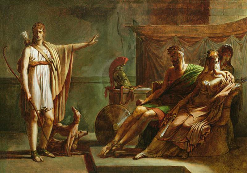 Phaedra and Hippolytus. Pierre-Narcisse Guerin
