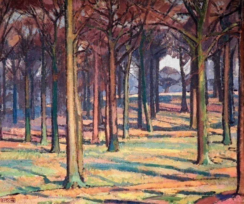 Wood in Richmond Park. Spencer Frederick Gore