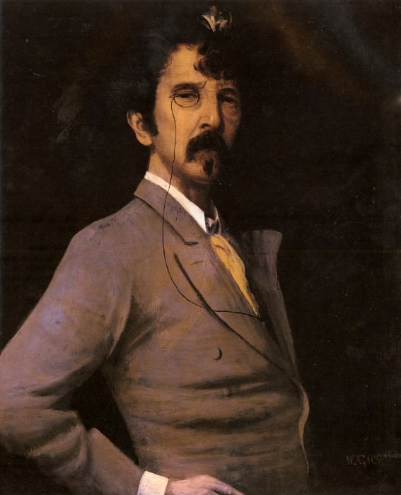 Greaves Walter Portrait Of James abbott McNeill Whistler. Уолтер Гривз