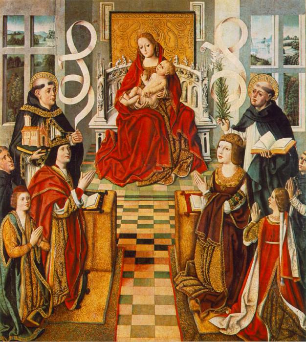 Madonna Of The Catholic Kings. Fernando Gallego