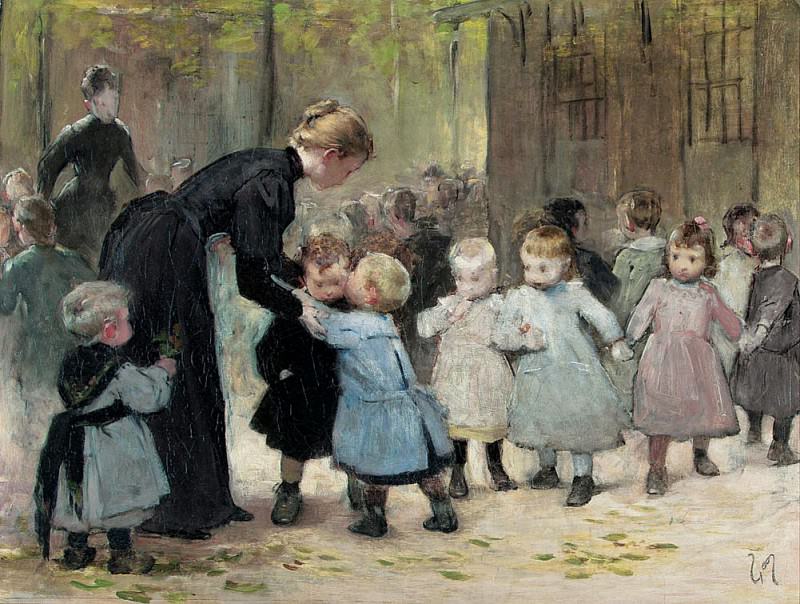 In the Playground. Henry Jules Jean Geoffroy