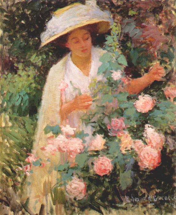 Этоль с розами, 1907. Эдмунд Уильям Грисен