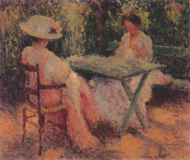 Время чая, Живерни, 1907-09. Эдмунд Уильям Грисен
