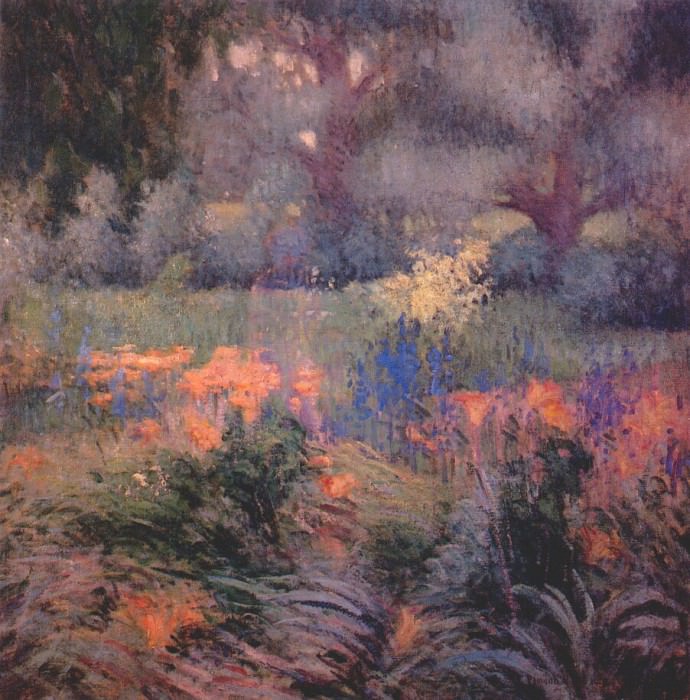 Старый сад, ок.1912. Эдмунд Уильям Грисен