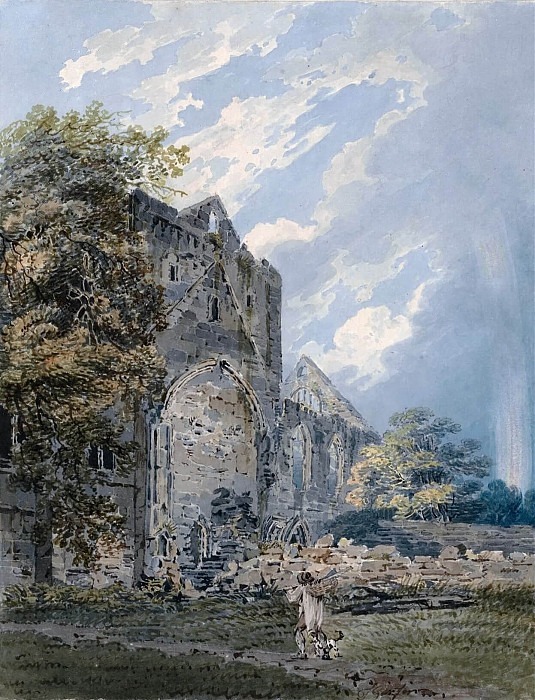 Pluscardine Abbey, Elgin. Thomas Girtin