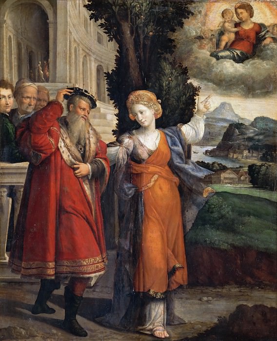 The Virgin Appearing to Augustus and the Sybil. Garofalo (Benvenuto Tisi)