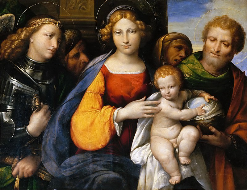 Мадонна с Младенцем и святыми. Гарофало (Бенвенуто Тизи)