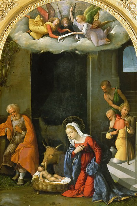 Adoration of the Shepherds. Garofalo (Benvenuto Tisi)