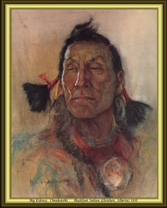 Индейский портрет #15. Николас Де Гранмезон