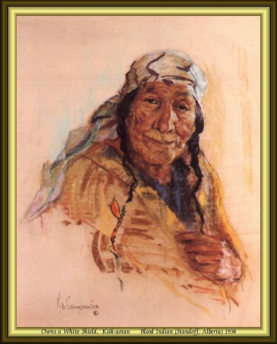 Индейский портрет #11. Николас Де Гранмезон
