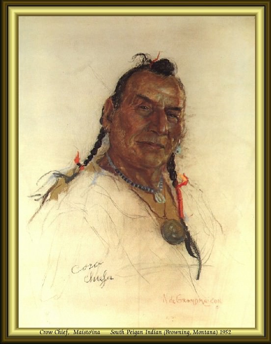Индейский портрет #50. Николас Де Гранмезон