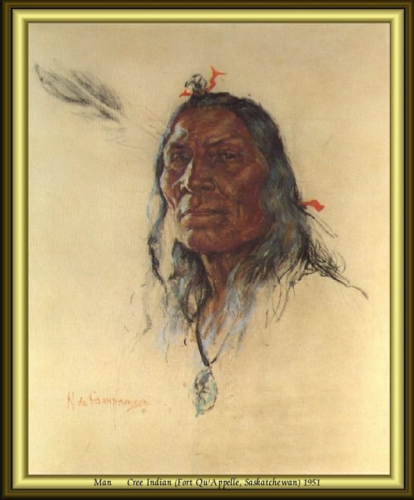 Индейский портрет #45. Николас Де Гранмезон