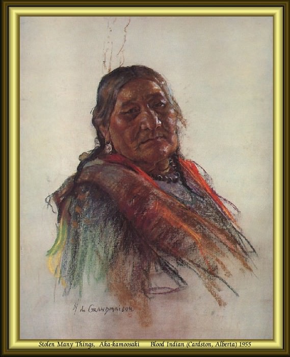 Индейский портрет #57. Николас Де Гранмезон