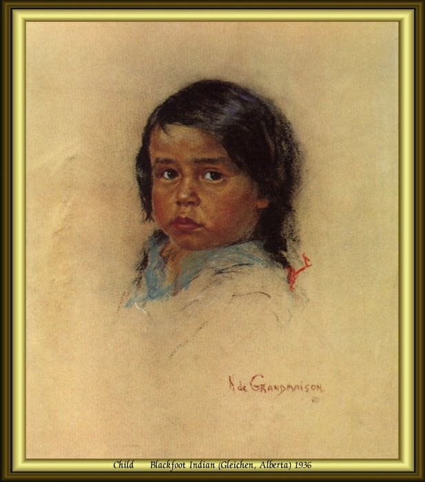 Индейский портрет #12. Николас Де Гранмезон