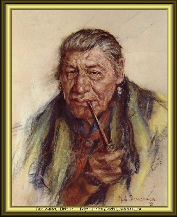 Индейский портрет #2. Николас Де Гранмезон