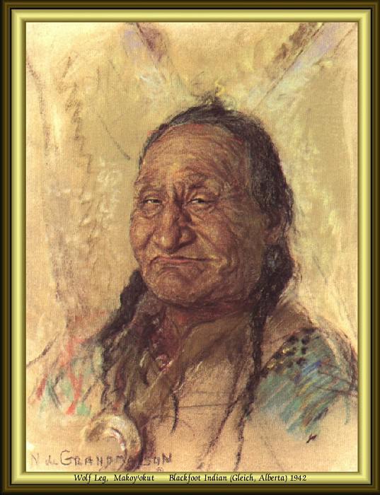 Индейский портрет #27. Николас Де Гранмезон