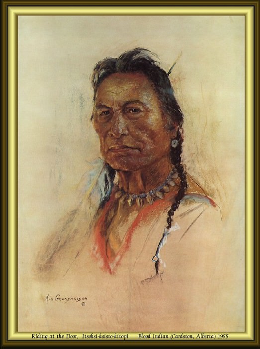 Индейский портрет #43. Николас Де Гранмезон